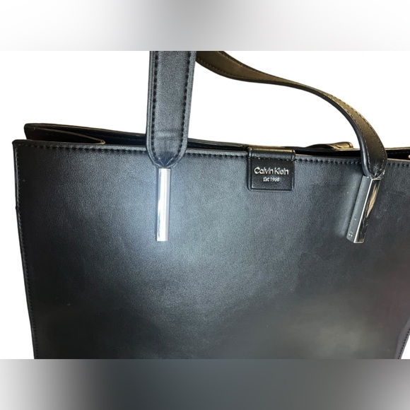 Calvin Klein Black Audrey Tote - Picture 13 of 16